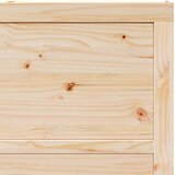  Klizna vrata 90 x 208 cm Masivna borovina Prirodna | shoptok.hr