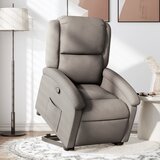 vidaXL Naslanjač s funkcijo vstajanja taupe blago | Shoptok.si