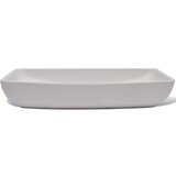  Luksuzni Keramički Pravokutni Umivaonik Bijeli 71 x 39 cm | shoptok.hr