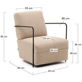 Kave Home Bež fotelj Gamer – | Shoptok.si