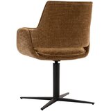 Emilio Belluti NASLANJAČ, kovina, tekstil opečnato rjava | Shoptok.si