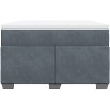  Krevet box spring s madracem tamnosivi 120 x 190 cm baršun | shoptok.hr