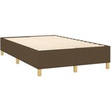  Krevet s oprugama i madracem tamnosmeđi 120 x 200 cm od tkanine | shoptok.hr