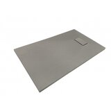 Sanotechnik Pravokotna tuš kad SMC KVD s kanaleto (80 x 100 x 2,6 cm, strukturirana, siva) | Shoptok.si