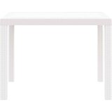 Stol za vrt Bijelo 100 x 100 x 73 cm poliratan | shoptok.hr