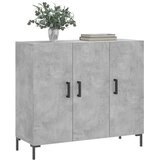  Komoda siva boja betona 90x34x80 cm od konstruiranog drva | Eponuda.ba