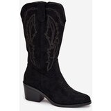 VINCEZA Women's Cowboy Boots Heeled Insulated | shoptok.hr