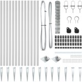 vidaXL poljska ograja 1x25 m Pocinkano jeklo | Shoptok.si