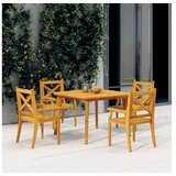  Vrtni stol 110 x 110 x 75 cm od masivnog bagremovog drva | shoptok.hr