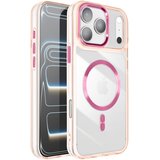 AVIZAR Ovitek za iPhone 17 Pro Max Crystal Color Collection Compatible MagSafe, Šampanjec roza, (5000190045) | Shoptok.si