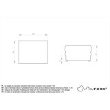 Miuform Temno siv tabure Wilson - | Shoptok.si