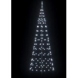  LED Božićno drvce s zemljanim klinovima Hladna bijela 250 cm | shoptok.hr