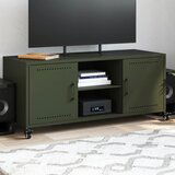 Furnova TV omarica olivno zelena 100,5x39x43,5 cm jeklo, (21922506) | Shoptok.si