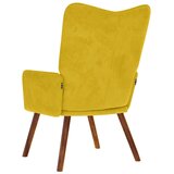  Stolica za opuštanje žuti baršun | shoptok.hr