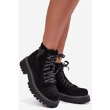 Boto Women's Boots with Glitter Heart Black Nariri | shoptok.hr