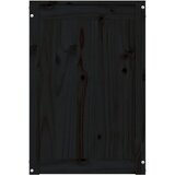 Kutija za rublje crna 44x44x66 cm od masivne borovine | Eponuda.com