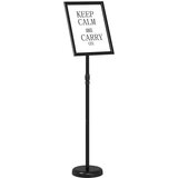  Stalci za sajmove Crna 25 x 25 x 125 cm Aluminij | shoptok.hr