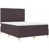  Krevet s opruga kutije Tamno smeđa 160 x 200 cm tkanina | shoptok.hr