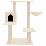  Penjalica za mačke sa stupovima za grebanje krem 82,5 cm | shoptok.hr