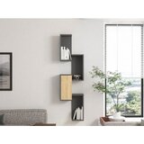 Hanah home zidna polica esta anthracite sapphire
