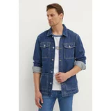 PepeJeans Jeans jakna WORKER moška, mornarsko modra barva, PM403003HW5