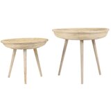 Light & Living Okrugli pomoćni stolići u setu 2 kom od ratana ø 56 cm Colon – | shoptok.hr