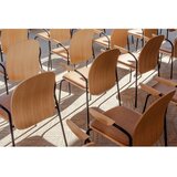 Gazzda Rjav/v konjak rjavi barvi jedilni stol v orehovem dekorju Book – | Shoptok.si