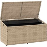  Vrtna kutija za pohranu bež 110x50x58 cm poli ratan | shoptok.hr