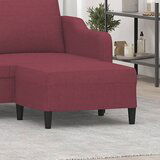 vidaXL Tabure crvena boja vina 70 x 55 x 41 cm od tkanine | shoptok.hr