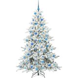 vidaXL Umjetno božićno drvce s nogom s 300 LED svjetlima 180 cm PVC | shoptok.hr