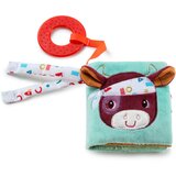 Lilliputiens Playbook Farm edukativna knjiga kontrastnih boja s grickalicom 1 kom | shoptok.hr