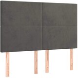  Krevet s oprugama i madracem tamnosivi 140x190 cm baršunasti | shoptok.hr