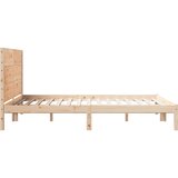  Dugi okvir kreveta bez madraca 160 x 210 cm masivno drvo | shoptok.hr