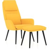  Stolica za opuštanje od tkanine sa stolcem boja senfa | shoptok.hr