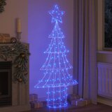  Božićno drvce s 240 LED svjetlima Plava 180 cm Akril | Eponuda.com