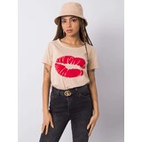 Och Bella T-shirt-TW-TS-BL-001.99-beige | shoptok.hr
