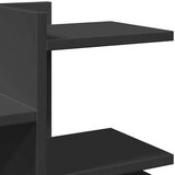  Organizator za pisalno mizo črn 49x20x52,5 cm inženirski les, (21413929) | Shoptok.si
