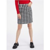 Orsay Women's White and Black Plaid Skirt - Women Cene