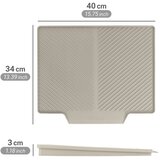 Wenko Bež plastična odcejalna podloga 34x40 cm Nelia – | Shoptok.si