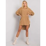 Italy Moda Dress-DHJ-SK-13938.02P-dark beige | Shoptok.si