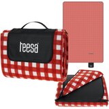 Teesa izolirana deka za piknik 200x300 cm - crvena karirana | shoptok.hr