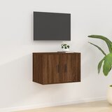 vidaXL Stenska TV omarica rjav hrast 57x34,5x40 cm Cene