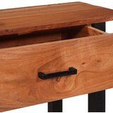  Konzolna stolica s ladicama Smeđa i crna 110 x 30 x 75 cm | shoptok.hr
