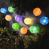 Garden of Eden led solarni niz - 10 pisanih luči, hladno bela led - 3,7 m Cene