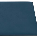  Zidna uzglavlja 12 pcs Plava Baršun | shoptok.hr