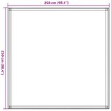  Tepih za šator 250 x 250 cm plavi HDPE | shoptok.hr