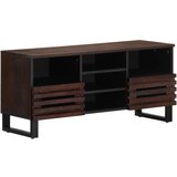 Maison Chic TV omarica - TV stojalo - Televizijska omarica rjava 100x34x46 cm trden mangov les, (21701359) | Shoptok.si