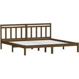  Okvir za krevet od masivne borovine boja meda 200 x 200 cm | shoptok.hr