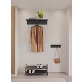 Zone Črno jekleno stojalo za čevlje 33x33x80 cm A-Shoe – | Shoptok.si