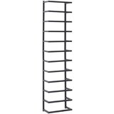 vidaXL stalak za ručnike crni 24 x 12 x 96 cm čelični | shoptok.hr